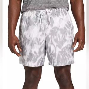 NWT Men’s DSG Rec Shorts~Size 2XL~Relaxed Fit~6” Inseam~Gray & White~Swim